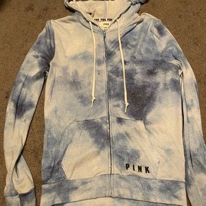 VSPINK THIN ZIP UP HOODIE